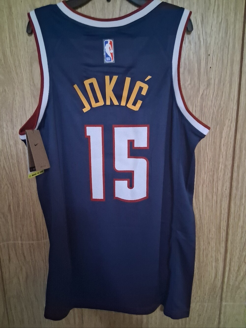 Mystery Sports Card With Nicola Jokic Denver Nuggets Large Jersey